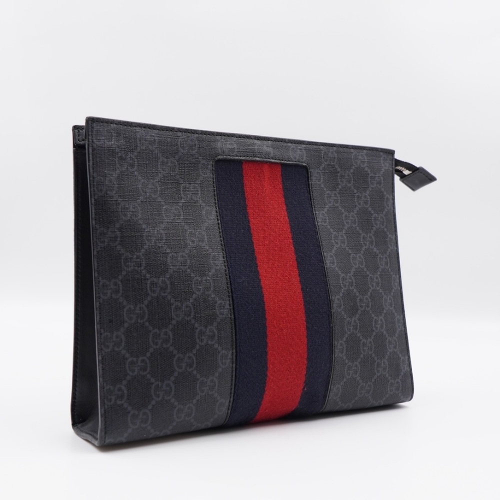 CB22 ❤️ Gucci GG Supreme Clutch Bag - Picture 3 of 12